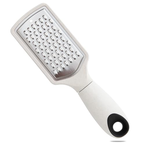 Cream Stainless Steel Wheat Straw Handheld Cheese Grater Kitchen Utensils