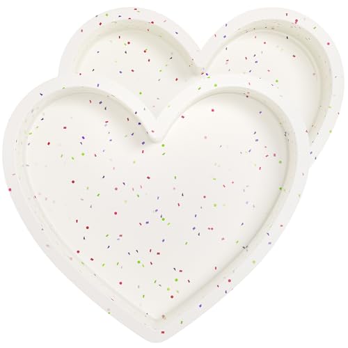 10 Inch Heart Shaped Cake Pans Silicone for Baking
