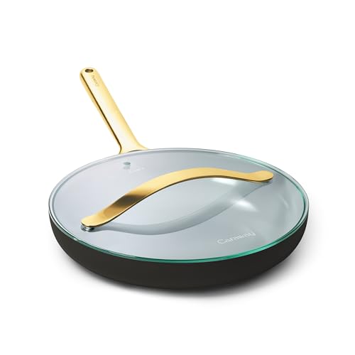 12" Non Stick Ceramic Frying Pan with Glass Lid