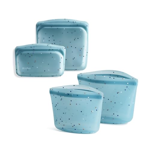 Silicone Reusable Food Storage Bags (4 Count)