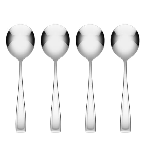 Moda Soup Spoons Silverware Set for 4 (4 Count)
