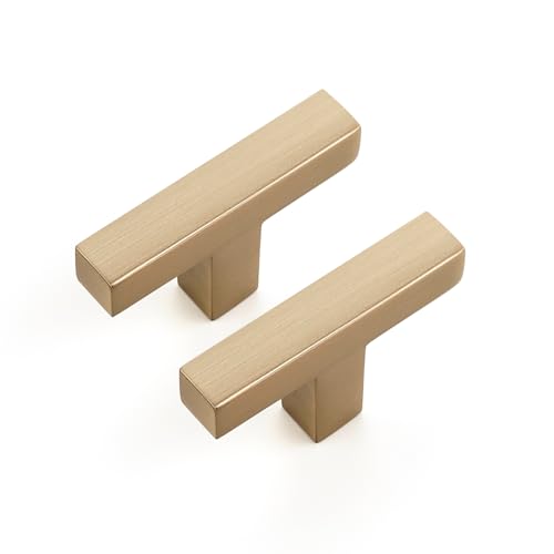 Champagne Bronze Cabinet Handles Cabinet Pulls Single Hole 15 Pack (15 Count)