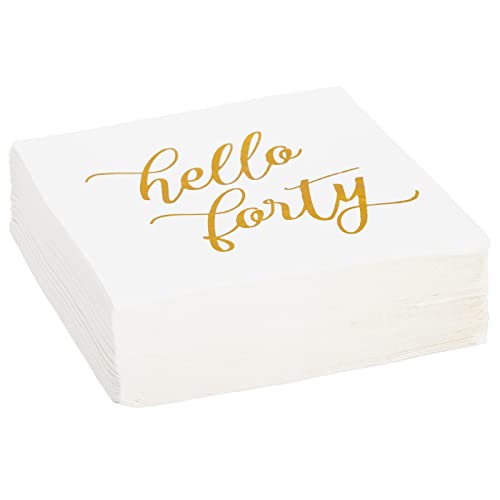 40th Birthday Napkins (50 Count)