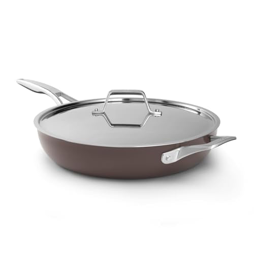 Premier Ceramic Nonstick 12 inch Frying Pan with Lid