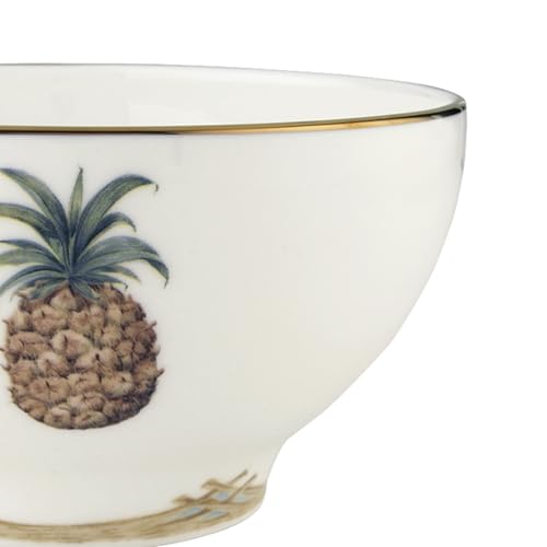897300 British Colonial Bamboo Rice Bowls (4 Count)