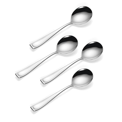 Moda Soup Spoons Silverware Set for 4 (4 Count)