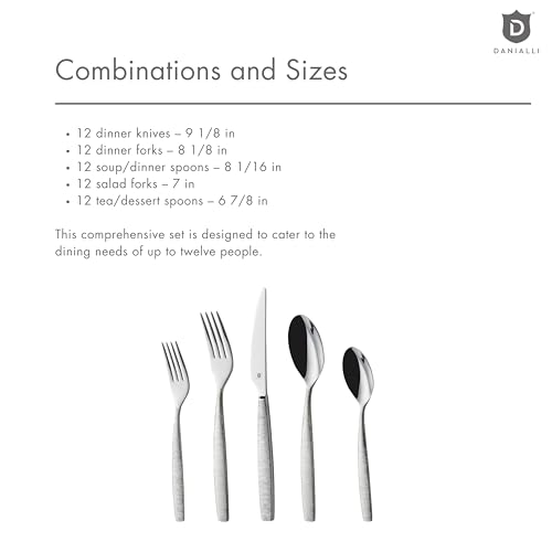 Engraved Silverware Set for 12