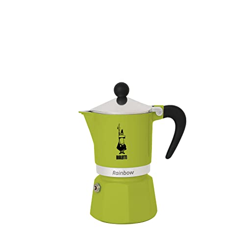 Rainbow Moka Pot in Green