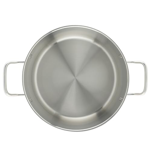 Silver 12 qt Stainless Steel Stock Pot with Cover