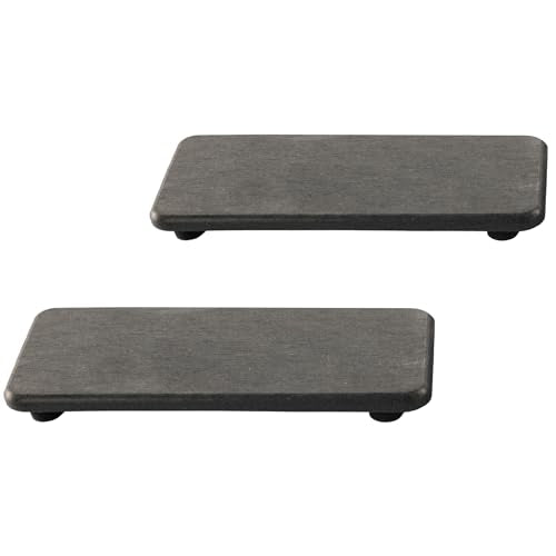 2Pcs Stone Soap Trays Water Absorbing Diatomite Coaster (2 Count)