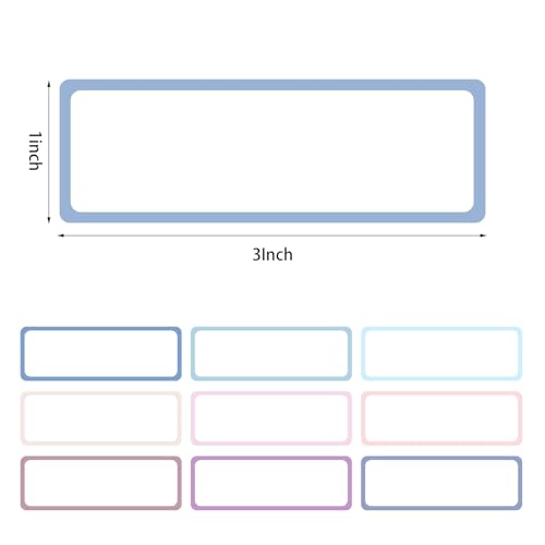 1000 Pcs Removable Freezer Labels 1 x 3 Inch (1000 Count)