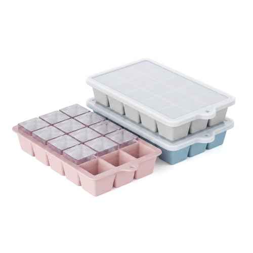 Silicone Ice Cube Tray 3 Pack (3 Count)