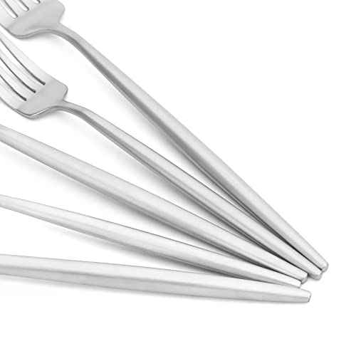 Matte Silverware Set for 12