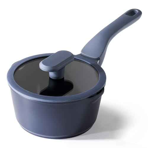 Ceramic Nonstick Saucepan with Lid
