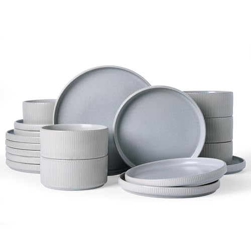 Star Plates and Bowls Sets (18 Count)