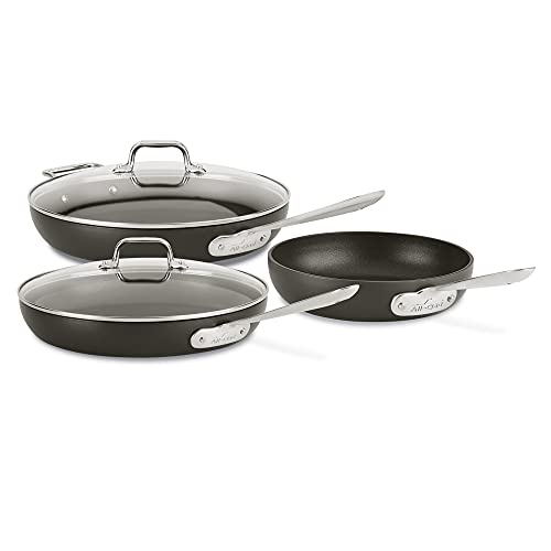 HA1 Hard Anodized Nonstick Fry Pan Set