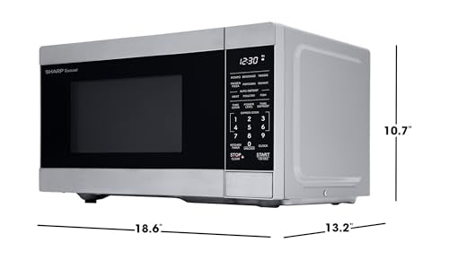 SMC0962KS 0.9 cu. ft. 900W Stainless Steel Countertop Microwave Oven