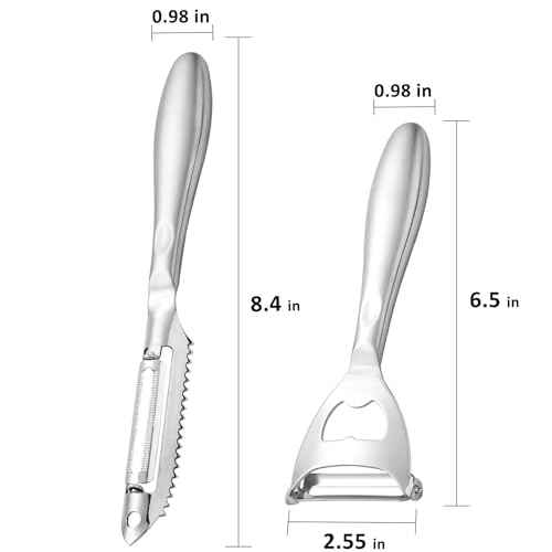 Potato Peelers Set Stainless Steel Peeler (2 Count)