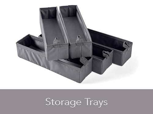 Flatware Storage Box with Removable Trays