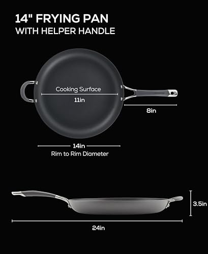 Radiance Hard Anodized Nonstick Frying Pan