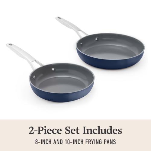Premier Ceramic Nonstick 8" and 10" Frying Pan Set