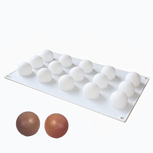 3D Ice Ball Eyeball Chocolate Bath Bomb Round Soap Candy 1inch Maker Mold Silicone