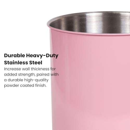 Stainless Steel Utensil Crock with Anti