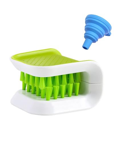 Knife Cleaning Brush Blade Knife Cleaner Silverware Sponge Utensil Washing