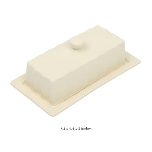 Broadbrook Stoneware Butter Dish with Lid