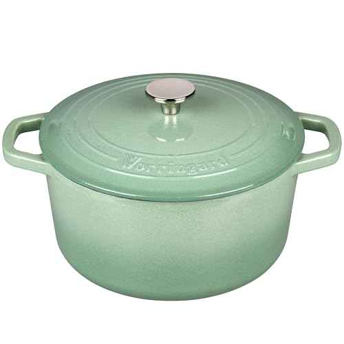 Enameled Cast Iron Dutch Oven Pot with Lid