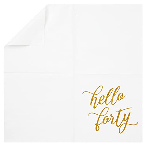 40th Birthday Napkins (50 Count)