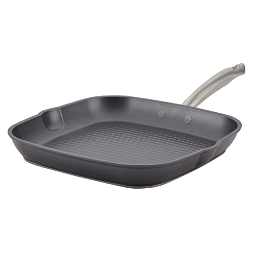 Accolade Forged Hard Anodized Nonstick Square Grill Pan