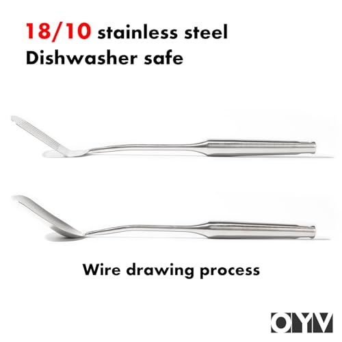 18 10 Stainless Steel Spatula Set (2 Count)