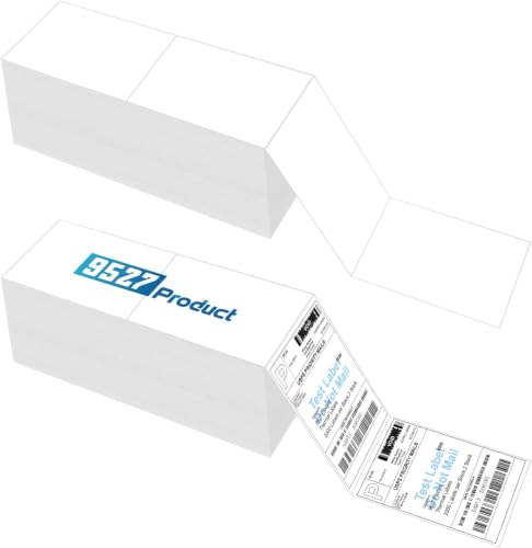 4" x 6" Zebra Fanfold Direct Thermal Shipping Labels