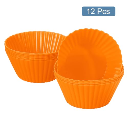12Pcs Silicone Cupcake Liners