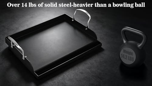 17" x 13" Cast Iron Grill Griddle Kit