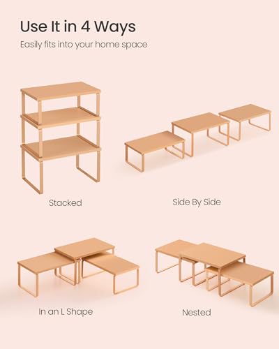 Cabinet Organizer Shelf (3 Count)