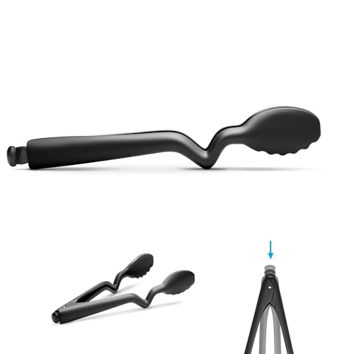 Clongs Click Lock Nylon Kitchen Cooking Tongs