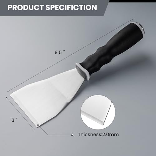 2 Pack 3" Bent Paint Scraper & 10