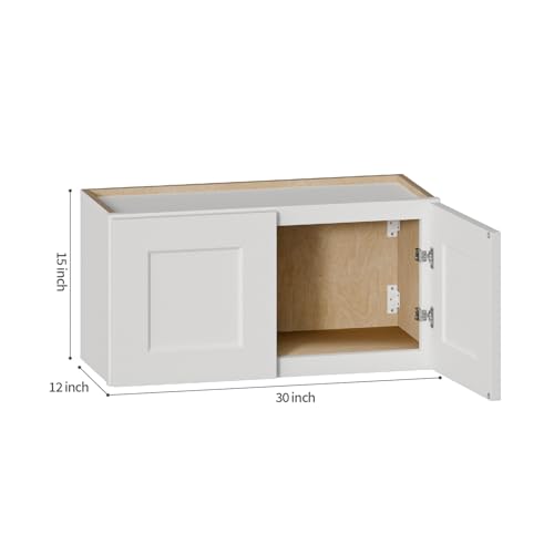 White Shaker Cabinet Wall Mounted