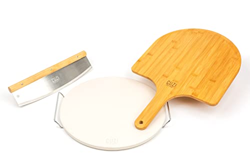 4 Piece Large Pizza Stone Set