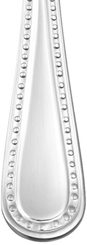Stainless Steel Dishwasher Safe Dinner Spoons with Pearled Edge (12 Count)