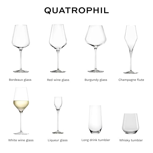 Quatrophil White Wine Glasses Crystal (4 Count)
