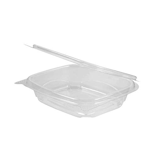 8oz 200 ct Small Clamshell Containers with Lids (200 Count)