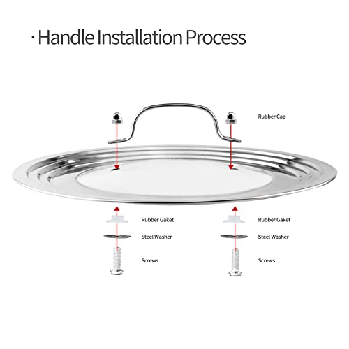 Stainless Steel Universal Lid for Pots