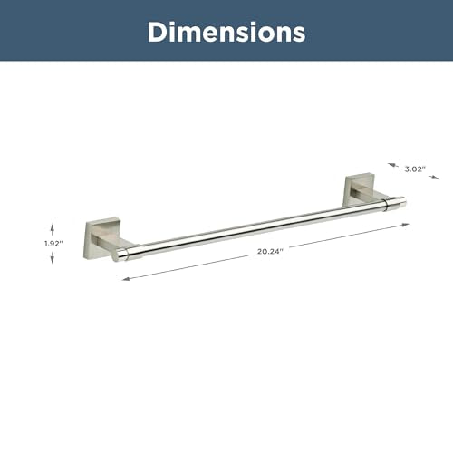 Towel Rack 18 Inch Satin Nickel Towel Bar for Bathroom