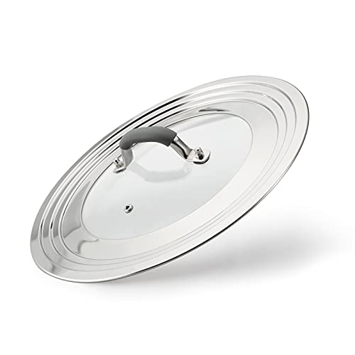 Universal Pans Pots Lid Cover Fit All 8.25 Inch to 12 Inch Pots