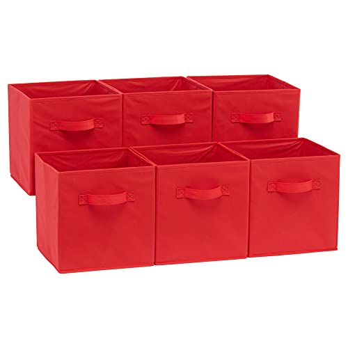 Collapsible Fabric Storage Bins with Handles (6 Count)