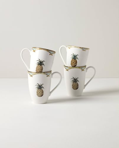 897299 British Colonial Bamboo Mugs (4 Count)