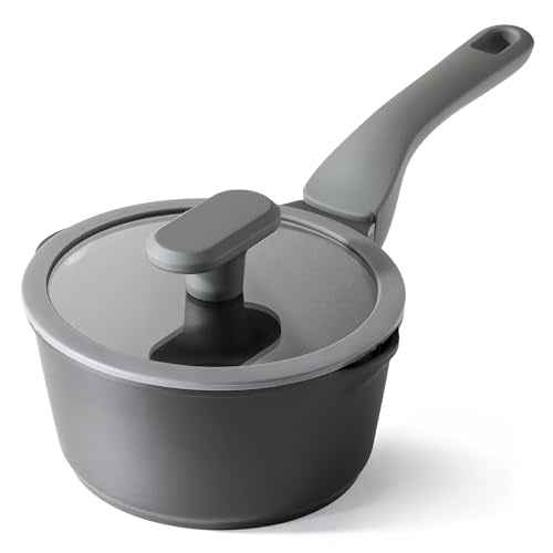 Ceramic Nonstick Saucepan with Lid